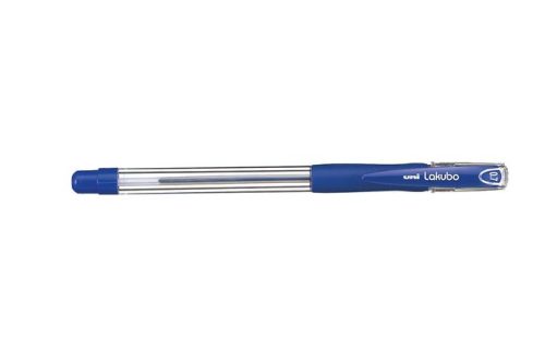 UNI Golyóstoll, 0,3 mm, kupakos, UNI "SG-100 Lakubo", kék