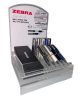 ZEBRA Golyóstoll display, 0,24 mm, teleszkópos, ZEBRA "SL-F1", kék