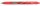 ZEBRA Golyóstoll, 0,27 mm, nyomógombos, ZEBRA "OLA", piros