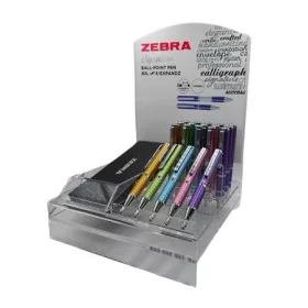   ZEBRA Golyóstoll display, 0,24 mm, teleszkópos, ZEBRA "SL-F1", kék, világos színek