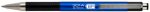   ZEBRA Golyóstoll, 0,24 mm, nyomógombos, kék tolltest, ZEBRA "F-301 A", kék