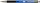 ZEBRA Golyóstoll, 0,24 mm, nyomógombos, kék tolltest, ZEBRA "F-301 A", kék