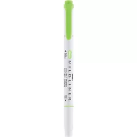   ZEBRA Szövegkiemelő, 1,0/3,5 mm, kétvégű ZEBRA "Mildliner Cool & Refined" zöld
