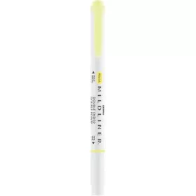   ZEBRA Szövegkiemelő, 1,0/3,5 mm, kétvégű, ZEBRA "Mildliner Fluorescent", sárga