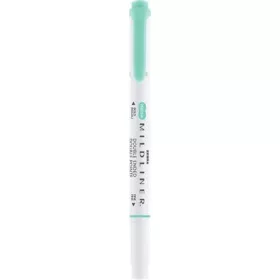   ZEBRA Szövegkiemelő, 1,0/3,5 mm, kétvégű, ZEBRA "Mildliner Fluorescent", türkiz