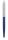 ZEBRA Golyóstoll, 0,24 mm, nyomógombos, ezüst színű klip, kék tolltest, ZEBRA "901", kék