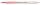 ZEBRA Golyóstoll, 0,24 mm, nyomógombos, rozsdamentes acél, pasztell rózsaszín tolltest, ZEBRA "F-301", kék