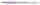 ZEBRA Golyóstoll, 0,24 mm, nyomógombos, rozsdamentes acél, pasztell-lila tolltest, ZEBRA "F-301", kék