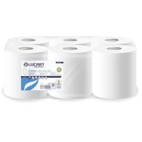   LUCART Kéztörlő, tekercses, 2 rétegű, LUCART "Strong L-One Maxi 450", hófehér