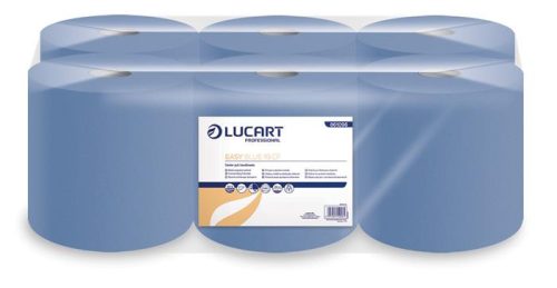 LUCART Kéztörlő, tekercses, 1 rétegű, LUCART, "Easy Blue", kék