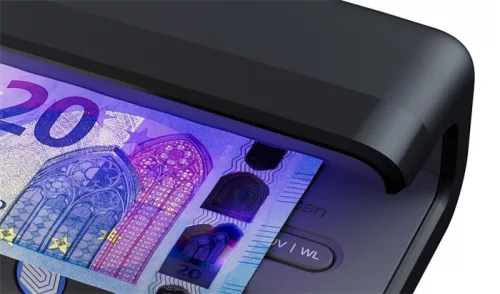 SAFESCAN Bankjegyvizsgáló, SAFESCAN "75 LED", fekete