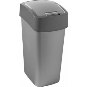   CURVER Billenős szelektív hulladékgyűjtő, műanyag, 45 l, CURVER, szürke/szürke