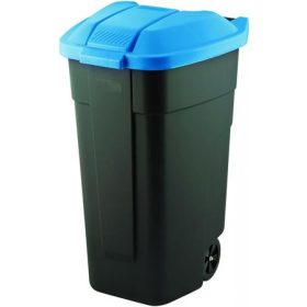   CURVER Görgős szemetes, műanyag, 110l, CURVER, kék/fekete