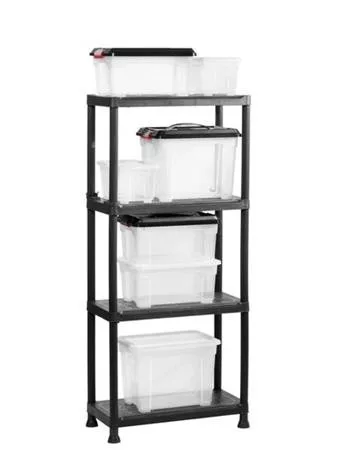 KETER Polcrendszer, 4 polccal, 60 cm, KETER "Plus Shelf"