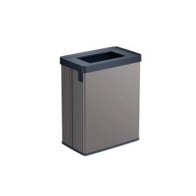   CURVER Szelektív hulladékgyűjtő, fedél nélküli, 54 liter, CURVER "Verto Recycle", szürke/fekete