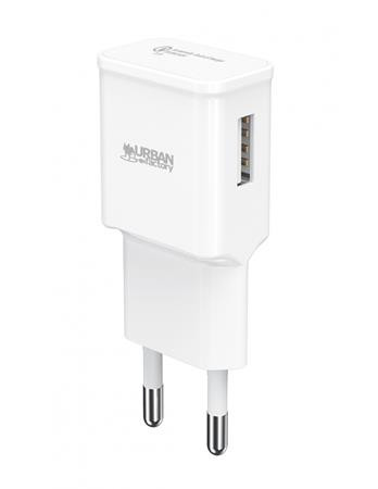 URBAN FACTORY Hálózati töltő, 1xUSB-A (5.0V/3.0A), URBAN FACTORY