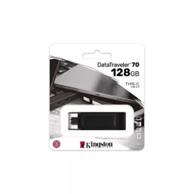   KINGSTON Pendrive, 128GB, USB-C, KINGSTON "DataTraveler 70"