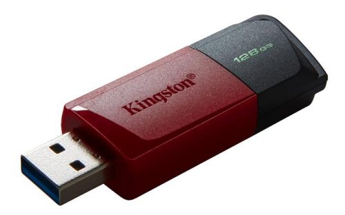 KINGSTON Pendrive, 128GB, USB 3.2, KINGSTON "Exodia M", fekete-piros