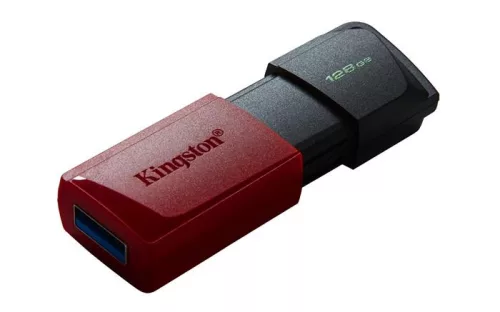 KINGSTON Pendrive, 128GB, USB 3.2, KINGSTON "Exodia M", fekete-piros