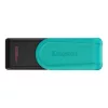 KINGSTON Pendrive, 128GB, USB 3.2 Gen1, KINGSTON "DataTraveler Exodia S", fekete-türkiz