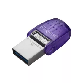   KINGSTON Pendrive, 128GB, USB 3.2, USB/USB-C, KINGSTON "DT MicroDuo 3C"