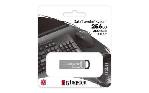 KINGSTON Pendrive, 256GB, USB 3.2, KINGSTON "DataTraveler Kyson"