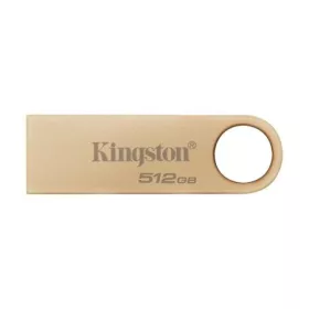   KINGSTON Pendrive, 512GB, USB 3.2 Gen1, KINGSTON "DataTraveler SE9 G3", arany