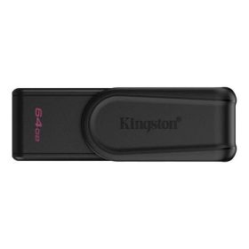   KINGSTON Pendrive, 64GB, USB 3.2 Gen1, KINGSTON "DataTraveler Exodia S", fekete