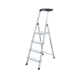   KRAUSE Állólétra, 4 lépcsőfokos, alumínium, Multigrip-system, KRAUSE "Secury"