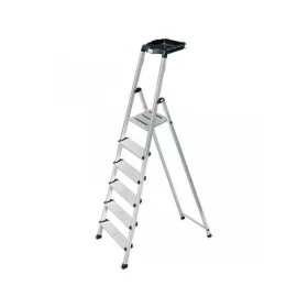   KRAUSE Állólétra, 6 lépcsőfokos, alumínium, Multigrip-system, KRAUSE "Secury"