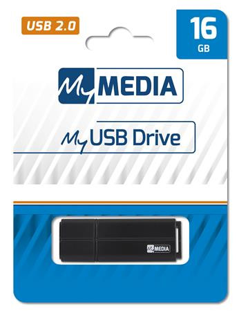 MYMEDIA Pendrive, 16GB, USB 2.0, MYMEDIA (by VERBATIM)