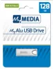 MYMEDIA Pendrive, 128GB, USB 3.2 Gen1, alumínium ház, MYMEDIA "Alu" (by VERBATIM)