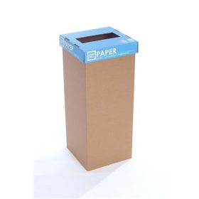   RECOBIN Szelektív hulladékgyűjtő, újrahasznosított, angol felirat, 50 l, RECOBIN "Office", kék
