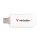 VERBATIM Pendrive, 256GB, USB-C 3.2 Gen1, VERBATIM "Plectra", fehér
