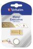 VERBATIM Pendrive, 32GB, USB 3.2, VERBATIM "Executive Metal", arany