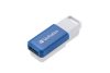 VERBATIM Pendrive, 64GB, USB 2.0, VERBATIM "Databar", kék