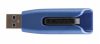 VERBATIM Pendrive, 64GB, USB 3.2, 175/80 MB/s, VERBATIM "V3 MAX", kék-fekete