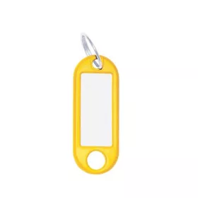 WEDO Kulcscímke, 10 db, WEDO sárga