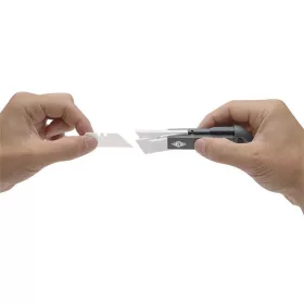   WEDO Pótkés, trapéz, kerámia, 19 mm-es univerzális késhez, 3 db/csomag, WEDO "CERA-Safeline"