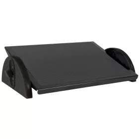 WEDO Lábtámasz, fém, WEDO "Relax Steel", fekete