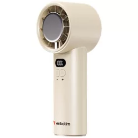   VERBATIM Kézi ventilátor, VERBTIM "Cool’n’Go IceTouch", fehér-ezüst