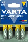   VARTA Tölthető elem, AA, ceruza, újrahasznosított, 4x2100 mAh, VARTA