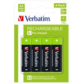 VERBATIM Tölthető elem, AA ceruza, 4x2500 mAh, VERBATIM
