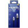 VARTA USB kábel, USB A – USB-C, 2m, VARTA