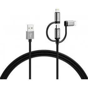   VARTA USB kábel, 3-az-1-ben USB A–Light/Micro/C, 2m, VARTA