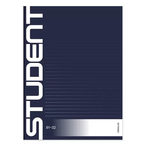 Füzet vonalas ICO Student A/4 32 lapos 81-32