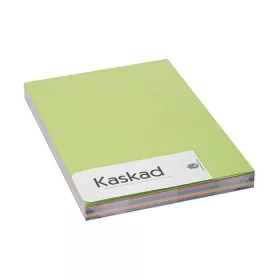   Dekorációs karton KASKAD A/4 2 oldalas 160 g intenzív vegyes színek 5x25 lapos