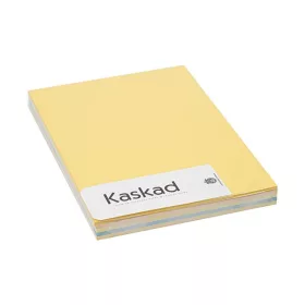   Dekorációs karton KASKAD A/4 160 g pasztell vegyes színek 5x25 lapos