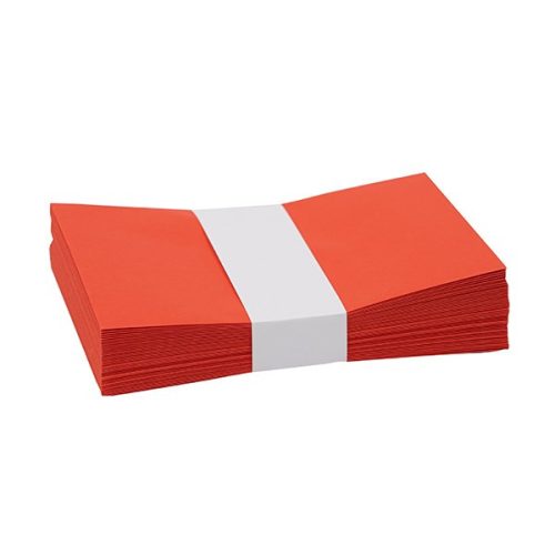 Boríték színes KASKAD LC/6 enyvezett 114x162mm 28 korallpiros 50 darabos