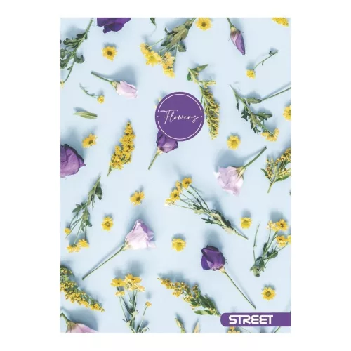 Füzet sima STREET A/4 54 lapos Flowers